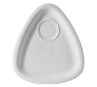 Utopia Plain White Porcelain Triangular Gourmet Plate 11" (1 x 6)