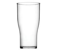 Utopia Plastic CE Marked Tulip Pint Glass 20oz / 570ml - Case of 48 - CE Marked Plastic Beer Glasses
