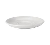 Utopia Pure White Double Well Saucer 6" (1 x 6)