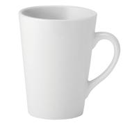 Utopia Pure White Latte Mug 8.5oz / 250ml - Pack of 6 - Vitrified Porcelain Mugs, Coffee Mugs