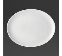 Utopia Pure White, E20030-000000-B06018, Oval Plate 12" (30cm) (Box of 18)
