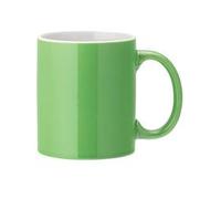 Utopia Pure White Straight Sided Mug 12oz Green Pack 12