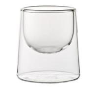 Utopia R90061 Dessert/Tasting Dish, Glass Dining, Double-Walled, 5.25 oz., 15 cL (Pack of 6)