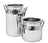 Utopia Stainless Steel Presentation Pans, Pails & Casseroles, F91040-000000-B01006, Milk Churn 2.5oz (7cl) (Box of 6)