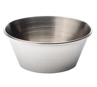 Utopia Stainless Steel Ramekin 1.5oz / 45ml - Case of 24 - Ramekins, Side Dishes