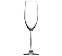 Utopia Tableware Nude Reserva Crystal Champagne Flute 8.5oz / 240ml - Set of 6 - Crystal Champagne Glasses