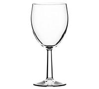 Utopia Tableware Saxon Toughened Tri Lined Wine Glasses 340ml CE Lined at 125/175/250ml - Set of 12 - LCE
