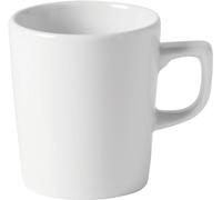 Utopia Titan, K322135-00000-C06024, Latte Mug 12oz (34 ox of 24) | Vitrified glaze resists chipping and heat shock, providing a durable build tailored for busy commercial coffee service.