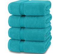 Utopia Towels - 16 Piece Bath Towels Set (69 x 137 CM) - Premium 100% Ring Spun Cotton - Quick Dry, Highly Absorbent, Soft Feel Towels, Perfect for Daily Use (Turquoise)