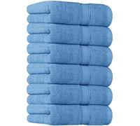 Utopia Towels Premium Electric Blue Hand Towels- 100% Combed Ring Spun Cotton, Ultra Soft and Highly Absorbent, 600 GSM Exrta Large Hand Towels 16 x 28 inches, Hotel & Spa Quality Hand Towels (6-Pack)