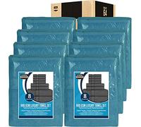 Utopia Towels 64 Piece Towel Set - 16 Bath Towels, 16 Hand Towels and 32 Washcloths Cotton Hotel Quality Super Soft and Highly Absorbent (Turquoise)