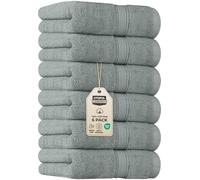 Utopia Towels - Premium Hand Towels - 100% Combed Ring Spun Cotton, Ultra Soft and Highly Absorbent, Extra Large Thick 41 x 71 cm, Hotel & Spa Quality (6-Pack) (Cool Grey)