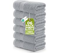Utopia Towels - Premium Hand Towels Cotton, 41 x 71 cm, 6-Pack, Coolgrey