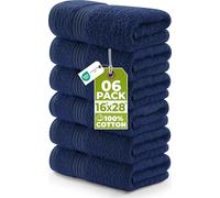 Utopia Towels - Premium Hand Towels Cotton, 41 x 71 cm, 6-Pack, Navy