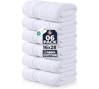 Utopia Towels - Premium Hand Towels Cotton, 41 x 71 cm, 6-Pack, White