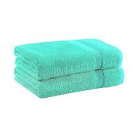 Utopia Towels - Premium Jumbo Bath Sheet (90 x 180 cm, 2 Pack) -100% Ring Spun Cotton Highly Absorbent and Quick Dry Extra Large Bath Sheet - Super Soft Hotel Quality Towel (Plum) (Mint)