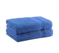Utopia Towels - Premium Jumbo Bath Sheet (90 x 180 cm, 2 Pack) -100% Ring Spun Cotton Highly Absorbent and Quick Dry Extra Large Bath Sheet - Super Soft Hotel Quality Towel (Plum) (Royal Blue)
