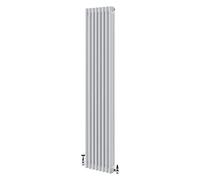 Utopia Traditional Vertical Radiator 3 Column Triple Panel Vintage Style Central Heating White - 1800 x 380mm