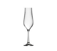 Tulipa Optic Flute Champagne Wine Glassware 8oz (23cl) Pack Of 6 Made in Europe