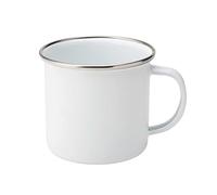 Utopia Eagle Enamel Eagle Stainless Steel Rim Mug 13.5oz /38cl, Single