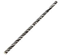 Utopia Zebra Paper Straws 8inch - Pack of 250 - Eco-Friendly Paper Straws, F90128