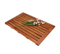 Utoplike Teak bath mat, Non-slip Shower Mat for Bathroom, Wooden Floor Mat, Extra Large Size, Suitable for spa, Home or Outdoor Use