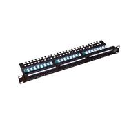 UTP Patch Panel Cat.5e 24 LSA Ports with Storage 1U/19 PK013