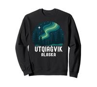Utqiagvik Alaska Aurora Arctic Northern Lights Inupiat Trip Sweatshirt