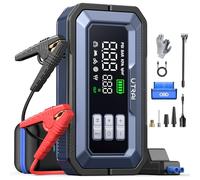 UTRAI 7000A Car Battery Booster Jump Starters with Air Compressor/OBD II Scanner/160 DC OUT,Jump Starter Power Pack with 2000 Lumen LED Light/QC18W,Powerbank Charger for All Gas/14L Diesel/Hybrid