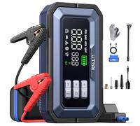 UTRAI 7000A Car Battery Booster Jump Starters with Air Compressor/OBD II Scanner/160 DC OUT,Jump Starter Power Pack with 2000 Lumen LED Light/QC18W,Powerbank Charger for All Gas/14L Diesel/Hybrid