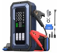 UTRAI 7000A Jump Starter Powerbank, 12V Car Jump Starter with Air Pump Compressor, OBD2 Fault Code Reader, 160W DC Output, LED Camping Light & 18W Fast Charge, For Car, SUV, 14L Diesel & Hybrid