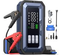 UTRAI JS-30 7000A Starthilfe Powerbank, 12V Autostarthilfe mit Luftpumpe Kompressor, OBD2 Fehlerauslesegerät, 160W DC Ausgang, LED Campinglicht & 18W Schnellladung - Für PKW, SUV, 14L Diesel & Hybrid