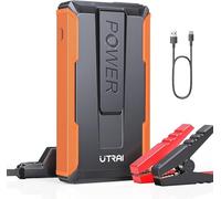UTRAI Portable Car Battery Booster Jump Starter 13200mAh 1400A Car Starter Car Battery Charger with Intelligent Detection LED Lamp (7.5L Petrol and 5.5L Diesel)