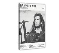 UTRDCF Braveheart Poster Canvas Poster Wall Art Decor Print Picture Paintings for Living Room Bedroom Decoration 16x24inch(40x60cm)
