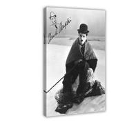 UTRDCF Charlie Chaplin Poster Canvas Poster Bedroom Decor Landscape Office Room Decor Gift 16x24inch(40x60cm)