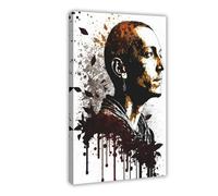 UTRDCF Chester Bennington Poster Canvas Poster Wall Art Decor Print Picture Paintings for Living Room Bedroom Decoration 20x30inch(50x75cm)