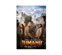 UTRDCF Jumanji The Next Level (2019) Movie Film Poster Canvas Poster Bedroom Decor Landscape Office Room Decor Gift 20x30inch(50x75cm)