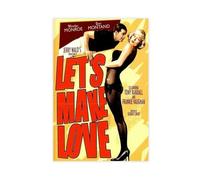 UTRDCF Let's Make Love. - Vintage Movie Poster Canvas Poster Bedroom Decor Landscape Office Room Decor Gift 16x24inch(40x60cm)
