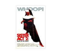 UTRDCF Sister Act 2 Back in The Habit Movie Poster Canvas Poster Bedroom Decor Landscape Office Room Decor Gift 08x12inch(20x30cm)