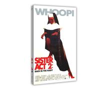 UTRDCF Sister Act 2 Back in The Habit Movie Poster Canvas Poster Wall Art Decor Print Picture Paintings for Living Room Bedroom Decoration 08x12inch(20x30cm)