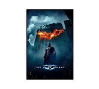 UTRDCF The Dark Knight Batman Bale Heath Ledger Framed Movie Poster Canvas Poster Wall Art Decor Print Picture Paintings for Living Room Bedroom Decoration 16x24inch(40x60cm)