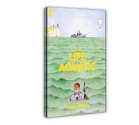 UTRDCF The Life Aquatic with Steve Zissou (2004) Movie Film Poster Canvas Poster Wall Art Decor Print Picture Paintings for Living Room Bedroom Decoration 20x30inch(50x75cm)