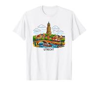 Utrecht Netherlands Canal City Landmark T-Shirt