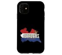 Utrecht Netherlands Retro Map Dutch Vintage Souvenir Case for iPhone 11