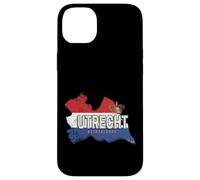 Utrecht Netherlands Retro Map Dutch Vintage Souvenir Case for iPhone 14 Plus