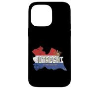 Utrecht Netherlands Retro Map Dutch Vintage Souvenir Case for iPhone 14 Pro Max