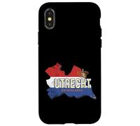 Utrecht Netherlands Retro Map Dutch Vintage Souvenir Case for iPhone X/XS