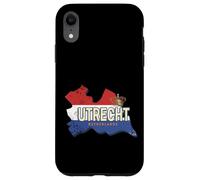 Utrecht Netherlands Retro Map Dutch Vintage Souvenir Case for iPhone XR