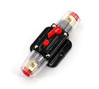 UTSAUTO Circuit Breaker 50Amp Resettable Fuse Circuit Breaker Auto Car Stereo Inline Fuse Holders Inverter, Manual Reset 12V-24V DC for Automotive Marine Boat Audio System Protection