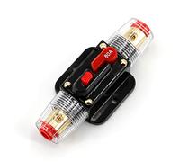 UTSAUTO Circuit Breaker 80Amp Resettable Fuse Circuit Breaker Auto Car Stereo Inline Fuse Holders Inverter, Manual Reset 12V-24V DC for Automotive Marine Boat Audio System Protection